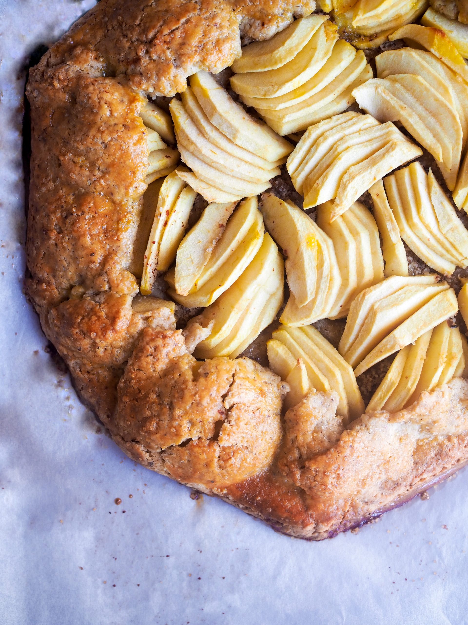 Tarte Rustique Aux Pommes - Clemfoodie