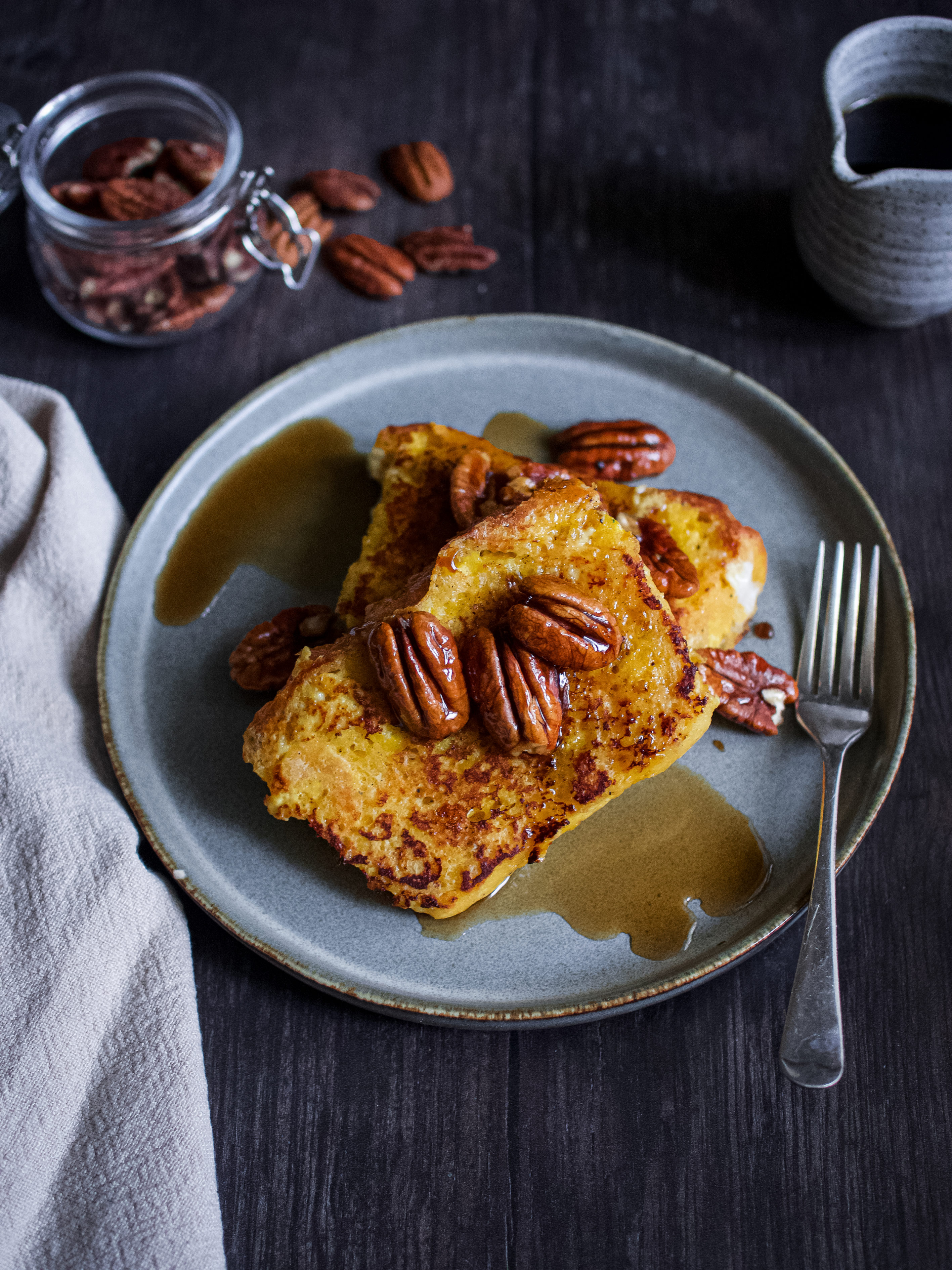 Brioche sirop d'érable et pécan caramélisées
