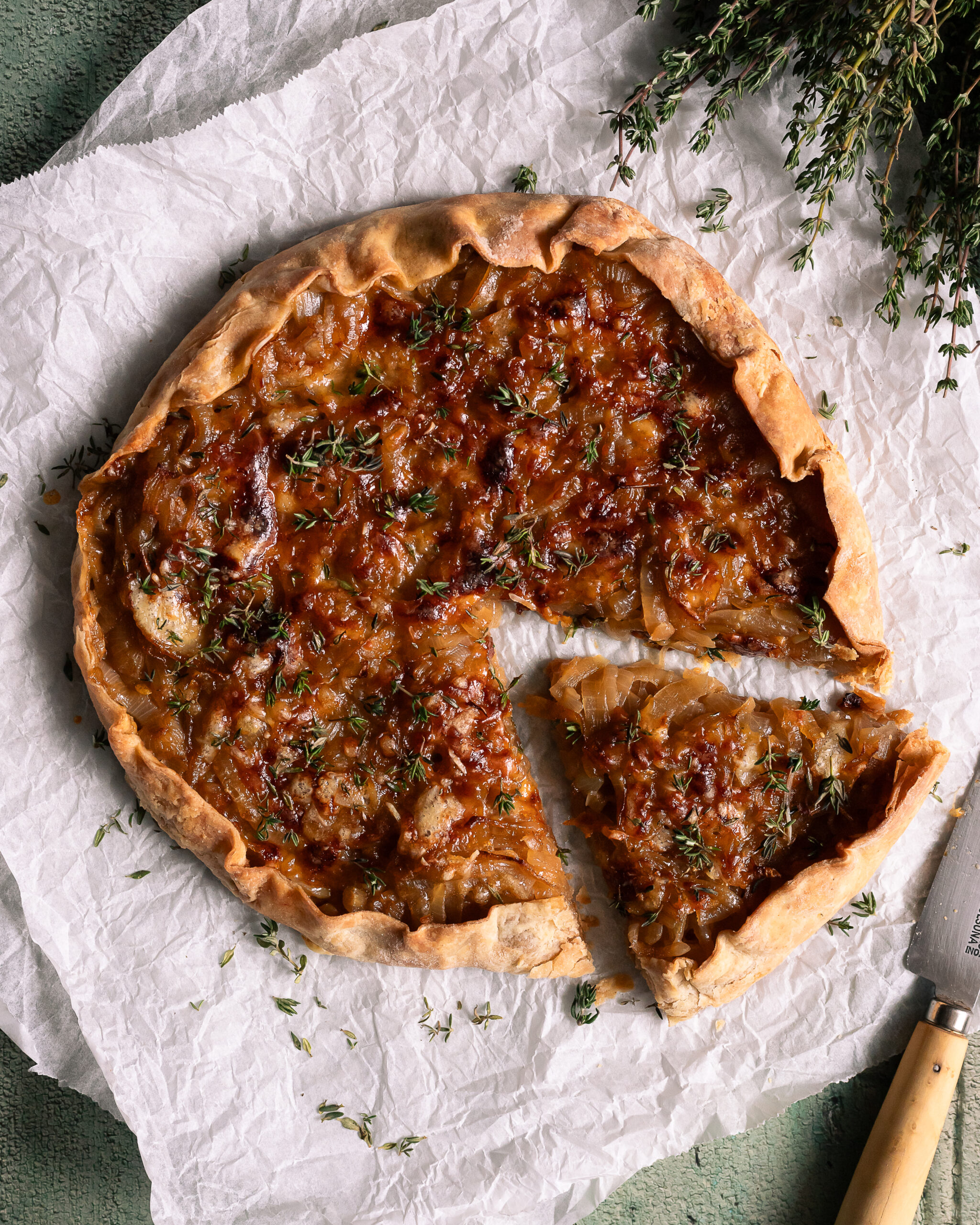Tarte Oignon Rouge Caramélisé